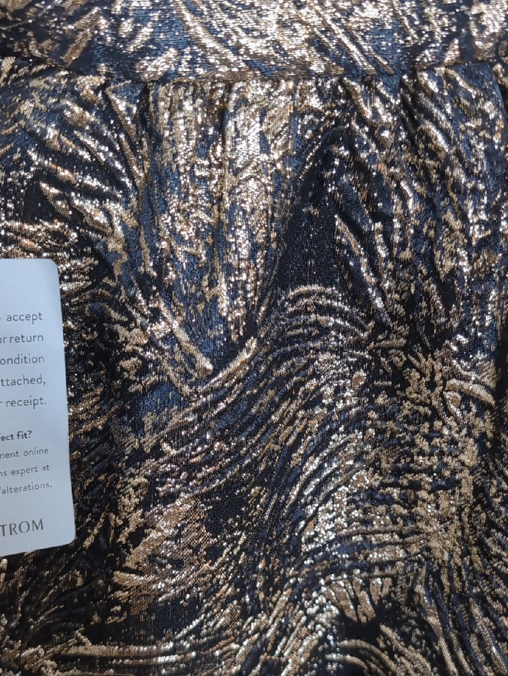 Eliza J Long Sleeve Mixed Media Fit & Flare Dress....Size 8 - Picture 5 of 8